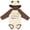 Natural & Brown w Ears, variant on Inktastic Mimi and Gramps Love Me Boys or Girls Long Sleeve Baby Bodysuit