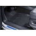 thumbnail image 2 of Auto Drive 4PC Rubber Light Duty Floor Liner Cursor Black - Universal Fit-CM4101, 2 of 9