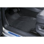 Auto Drive 4PC Rubber Light Duty Floor Liner Cursor Black - Universal Fit-CM4101