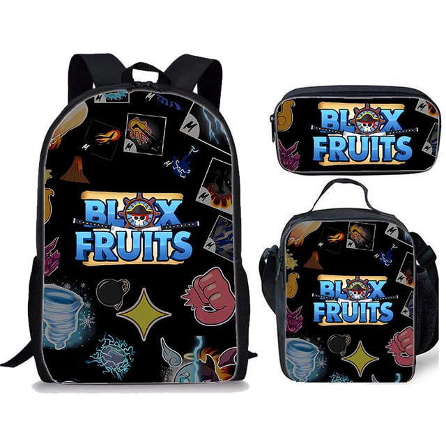3 Pc ROBLOX GAME ROBLOX Fun Campus Backpack, Unisex School Start Adjustable Backpack, Fan Gift-week