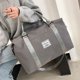 thumbnail image 1 of Bolso de lona unisex de moda Bolso de gimnasio con cremallera informal para hombres y mujeres (gris), 1 of 8