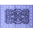 thumbnail image 1 of Ahgly Company Indoor Rectangle Oriental Blue Industrial Area Rugs, 2' x 5', 1 of 4