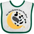 thumbnail image 3 of Inktastic Cow Jumped over the Moon Boys or Girls Baby Bib, 3 of 4