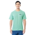 thumbnail image 2 of Fish N Vibe Men's Short Sleeve Fishing Performance Outdoor Graphic T-Shirt, Aqua Haze, 2XL, 2 of 7