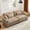 Camel, variant on Sweiko Velvet Upholstered Sofa Couch, 93"L Modern Love Seat Sofa with Waist Pillows and Throw Pillows, Camel Comfortable Deep Seat Sectional Couch for Living Room Bedroom