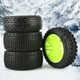 thumbnail image 4 of Neumáticos de goma RC 1/10 12mm Hex Hubs Inserciones de espuma Ruedas de coche RC Off Road Buggy Car Tmvgtek libre de BPA, 4 of 8