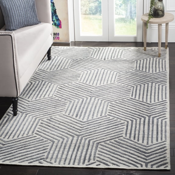 Safavieh Mirage Giffard Geometric Area Rug, Light Gray/Charcoal, 5' x 8'