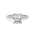 thumbnail image 2 of 4 Carat IGI Certified Radiant Shape Lab Grown Diamond Engagement Ring | 14K White Gold |Emily Eternity Diamond Ring | FG-VS1-VS2 Quality Friendly Diamonds, 2 of 5