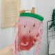 thumbnail image 2 of Straw Cup Cute Fruit Design Aislamiento Térmico Botella De Agua Con Correa Para El Hombro Hombro A Prueba De Fugas Contenedor De Agua Para Niños Al Aire Libre Niños seitruly HA026788-02, 2 of 6