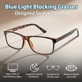 thumbnail image 6 of Blue Light Blocking Glasses For Men/Women Anti-Fatigue Computer Monitor Gaming Glasses Reduce Eye Strain Game Glasses, 6 of 9