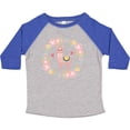 thumbnail image 3 of Inktastic Llama Rose Flower Wreath Girls Toddler T-Shirt, 3 of 5