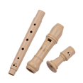thumbnail image 2 of Qi Mei 8-hole German Style Soprano Descant Recorder Flute With Cleaning Rod Finger Rest Strap Pu Storage Bag, 2 of 5