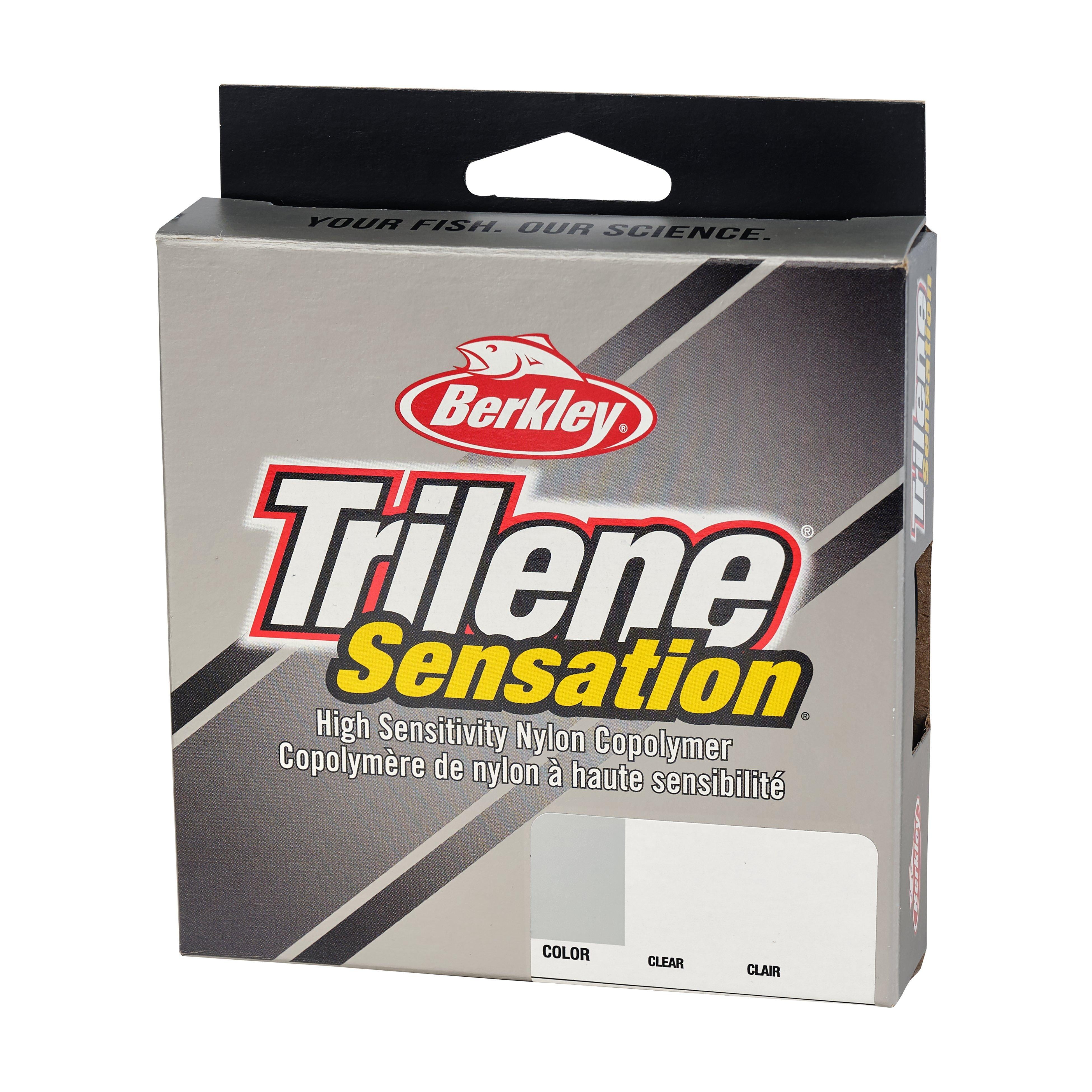 Berkley Trilene® Sensation® Monofilament Fishing Line, Clear, 17 lb Test Strength, 300 yd