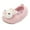 Pink, variant on AnuirheiH Newborn Baby Girls Cartoon Bunny Pattern Shoes Soft First Walking Shoes