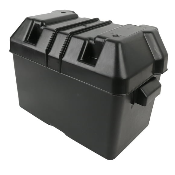 12V Automotive Battery Box, Snap on Marine Battery Box Robust Structure for Batteries Smaller Than 325x195x185mm
