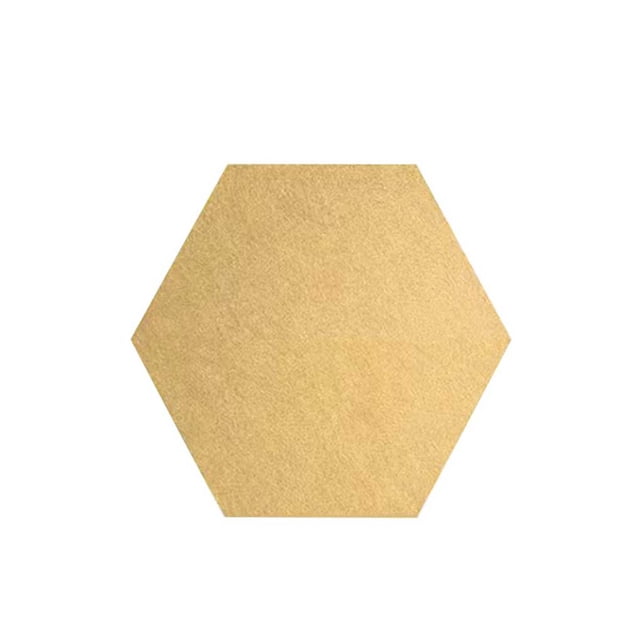 Bewildely Colorido hexágono tablero de mensajes decoración de pared engrosado corcho tablones de anuncios pizarra borrable dormitorio guardería adornos Decoración del hogar Camello Bewildely HA075135-10