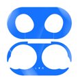 thumbnail image 1 of Metal Dust Guard Funda para auriculares Funda protectora con adhesivo Reemplazo de la piel de la carcasa para Galaxy Buds, Azul tholdsy EL2378-04B, 1 of 2