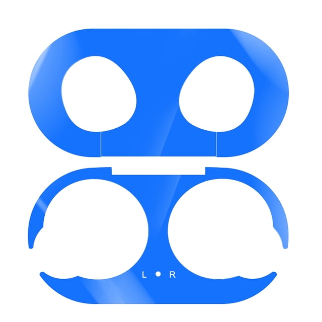 Metal Dust Guard Funda para auriculares Funda protectora con adhesivo Reemplazo de la piel de la carcasa para Galaxy Buds, Azul tholdsy EL2378-04B