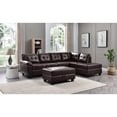 thumbnail image 7 of Glory Furniture Gallant Faux Leather Sectional in Cappuccino, 7 of 7