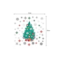 thumbnail image 4 of Walplus Self Adhesive Christmas Tree and Silver Snowflakes Window Home Decor Wall Decals 27.56" x 27.56", 4 of 5