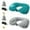 Gray+Cyan Inflatable, variant on AGCAN Airplane Pillow Inflatable Travel Neck Pillow Blowup for Adult Neck Support Washable, 2 Pack