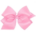 thumbnail image 1 of Moño King W Scalloped Rose rosa 2 Wee Ones 9795-SSR, 1 of 2