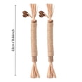 thumbnail image 2 of Moonsky Silvervine Hemp Rope Cat Teaser Stick Bite Resistant Teething Toy for Indoor Kittens and Adult Cats B, 2 of 6