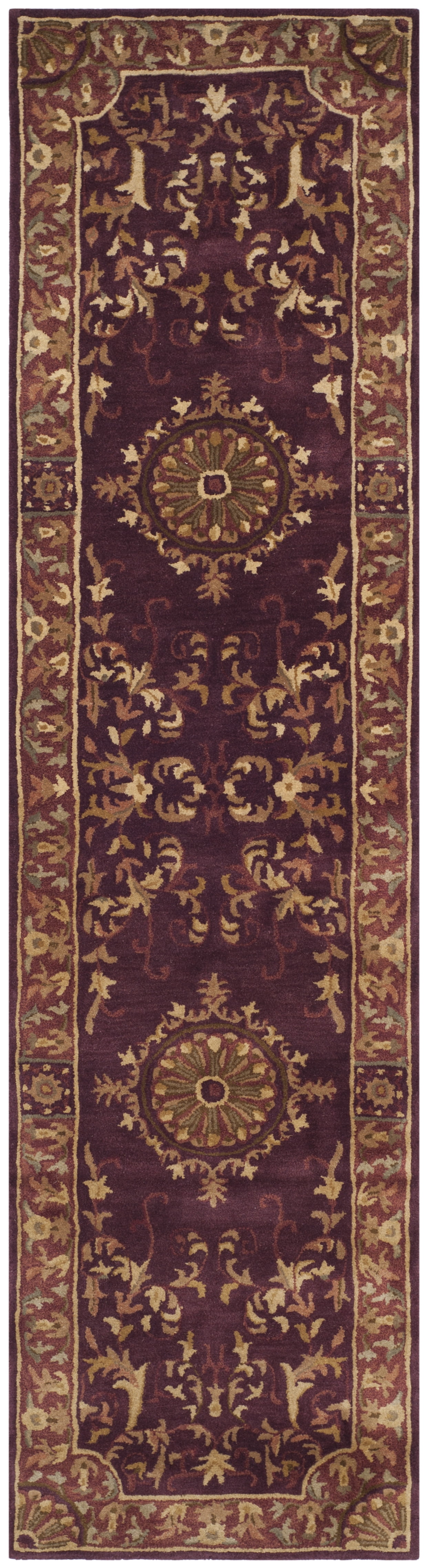 Safavieh Empire Naira Oriental Wool Runner Rug, Burgundy, 2'6" x 12'