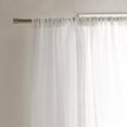 thumbnail image 1 of Bouclair Rideau Transparent Carla Blanc 52x108 Po (132x274 cm), 1 of 6