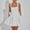 002 White, variant on Womens Sequin Mini Dresses A-Line Sleeveless Straps Back Bow Short Dress Cocktail Prom Party Gown