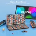 thumbnail image 2 of BRIBAT Switch Game Case for Nintendo Switch 2/Switch/OLED/Lite, Magnetic Switch-2 Game Case Holder with 40 Cartridge & 80 Micro SD Card Slots, Portable Travel Switch-Game-Card Gift Organizer Box, 2 of 5