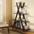 thumbnail image 2 of 4-tier Crisscross Bookcase Cappuccino, 2 of 2