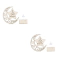 thumbnail image 4 of Ounissouiy Delicados adornos de madera, luces de Ramadán, lámpara Universal, luces nocturnas, decoración de granja, decoraciones para dormitorio, sala de 3 2piezas Ounissouiy CBP213890, 4 of 6