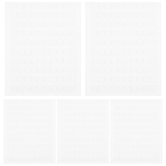 WORGEOUS 500 Uds pegamento de Gel de doble cara adhesivo transparente extraíble para pared
