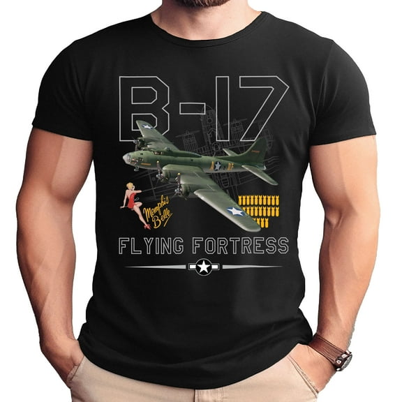 B-17 Flying Fortress Memphis Belle Adult Shirt-4XL