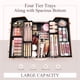 thumbnail image 4 of Estuche de maquillaje Joligrace Professional con separadores en oro rosa, 4 of 7