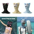 thumbnail image 2 of Sun Protections Full Face Swiming Diving Facekini Elastic Swim Caps Head Neck Cover Water Sports Full Face Cover, 2 of 18