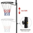 Portable Basketball Hoop, BTMWAY 7.5FT 9.2FT Height Adjustable