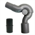 thumbnail image 3 of 1 Set Universal Elbow Adapter Bottom Adapter 35-32mm Bore Quick Release Tool Bottom Adapter Vacuum Cleaner Accessories,1 x Elbow adapter 1 x Adapter 1 x Brush, 3 of 8