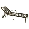 thumbnail image 2 of CC Outdoor Living 83” Bronze and Black Mesh Lattice Aluminum Outdoor Patio Chaise Lounge, 2 of 3