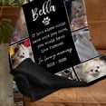 thumbnail image 3 of Customizaholic Personalized Pet Memorial Photo Blanket – Custom Name, Years & Tribute Quote – Heartfelt In Loving Memory Gift for Pet Lovers, 3 of 8