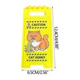 thumbnail image 1 of HWRETIE Funny Beware of Cats Vomitus Mini Foldable Table Sign,Double-Sided Printed Cat themed Decor,Various Cat Breeds and Colors,Humorous Cat Vomit Table Card, 1 of 5