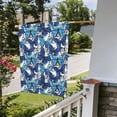 thumbnail image 5 of Wukai Blue and White Butterflies Garden Flags Double Sided Welcome Garden Yard House Flags Outside Outdoor House (Only Flag), 5 of 8