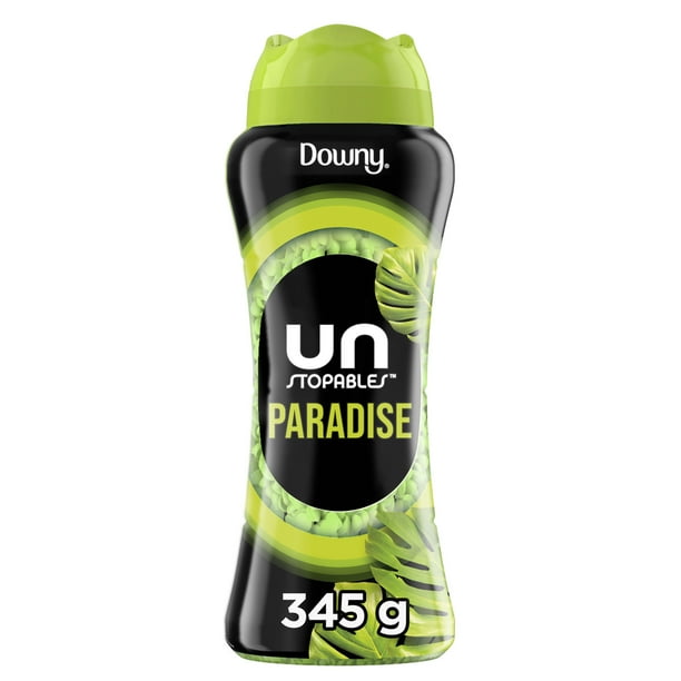 Perlas de Perfume Downy Paradise Aroma Tropical, 345g con 6X Más Fragancia*