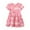 Z-Pink4, variant on JLFKNG Infants Girls Dresses Cute Sweet Printed Short Sleeve Round Neck Ruffled Loose Knitted Cotton Dress With Pockets Comfortable Children's Sundress