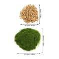 thumbnail image 4 of 1 Set Grass Terrain Powder Stone Green Fake Grass Fairy Garden Miniatures Landscape Material, 4 of 8