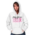 thumbnail image 4 of Pray For A Cure Breast Cancer Aware Hoodie Sweatshirt Women Brisco Brands S, 4 of 6