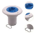 thumbnail image 6 of funtasica Deck Fill Port RV Water Inlet, Professional,with Attached Chain RV Keyless Water Deck Filler Cap for Boat Accessory White Blue, 6 of 8