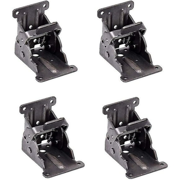 Self-locking Hinges, Folding Support Bracket Leg Fittings And Corner Brace, For Folding Legs Folding Workbench, (2 Set) -ACGIV
