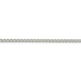 thumbnail image 2 of 925 Sterling Silver 2.5mm Round Spiga Chain; 20 inch; Lobster Clasp; for Adults and Teens; for Women and Men, 2 of 5